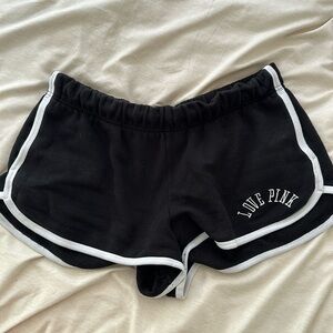 Love pink varsity shorts size large